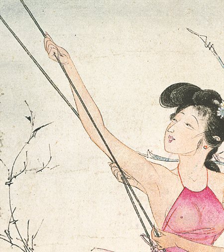 贾田雪-胡也佛的仕女画和最知名的金瓶梅秘戏图